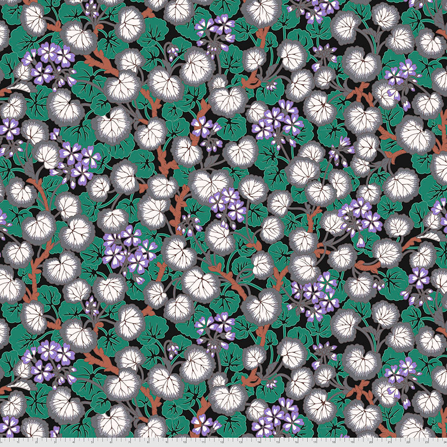 Kaffe Fassett - Climbing Geraniums - Black
