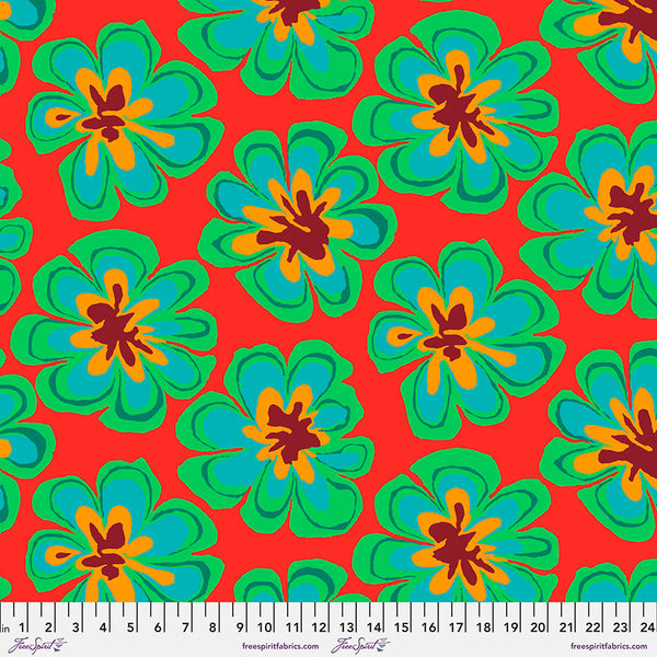 Kaffe Fassett February 2023 - Funky Flora - Watermelon