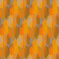 Mid Century Modern - Orange Digital Color Blocks