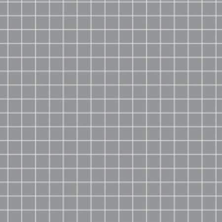 Midnight Meadow - Grid Gray