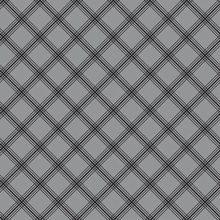 Midnight Meadow - Plaid Gray