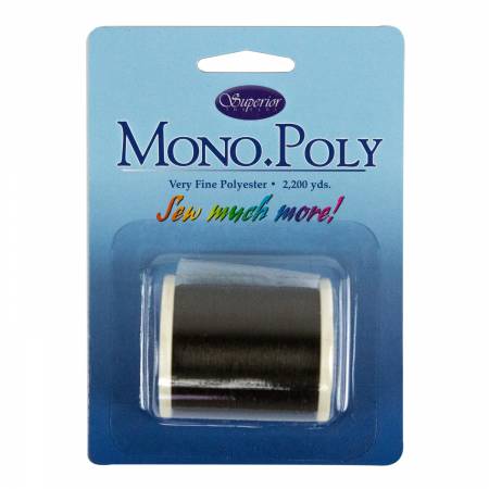 MonoPoly Invisible Smoke Polyester Thread .004mm 2200yds