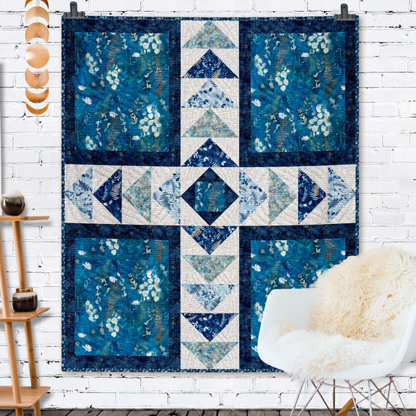 Naturescape Dark Quilt Kits 50x60"