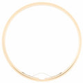 One Touch Wood Embroidery Round Hoop 6in