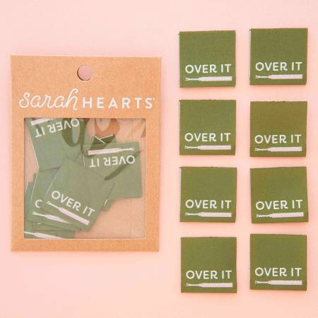 Over It Woven Labels