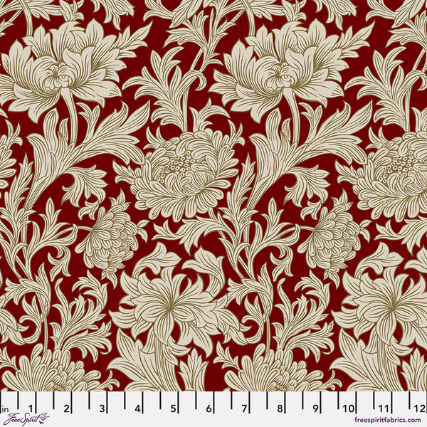 Oxford Holiday - Chrysanthemum Tonal - Crimson ||