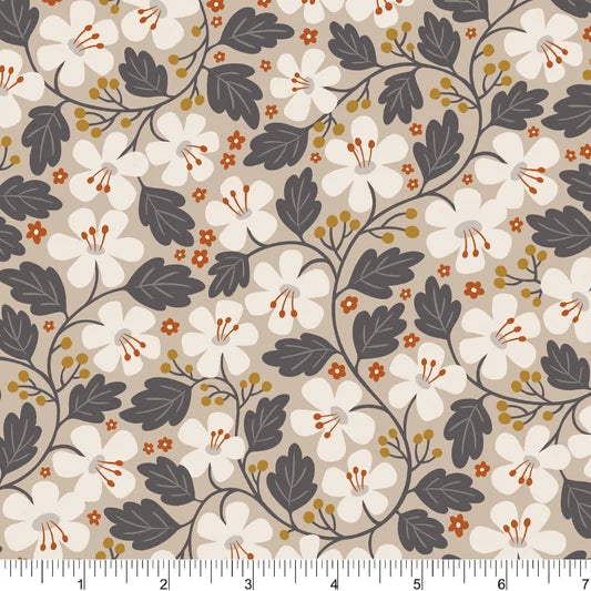 Cozy Forest -Tangled Flowers Cream