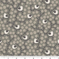 Cozy Forest -Birds on Branches Med. Gray
