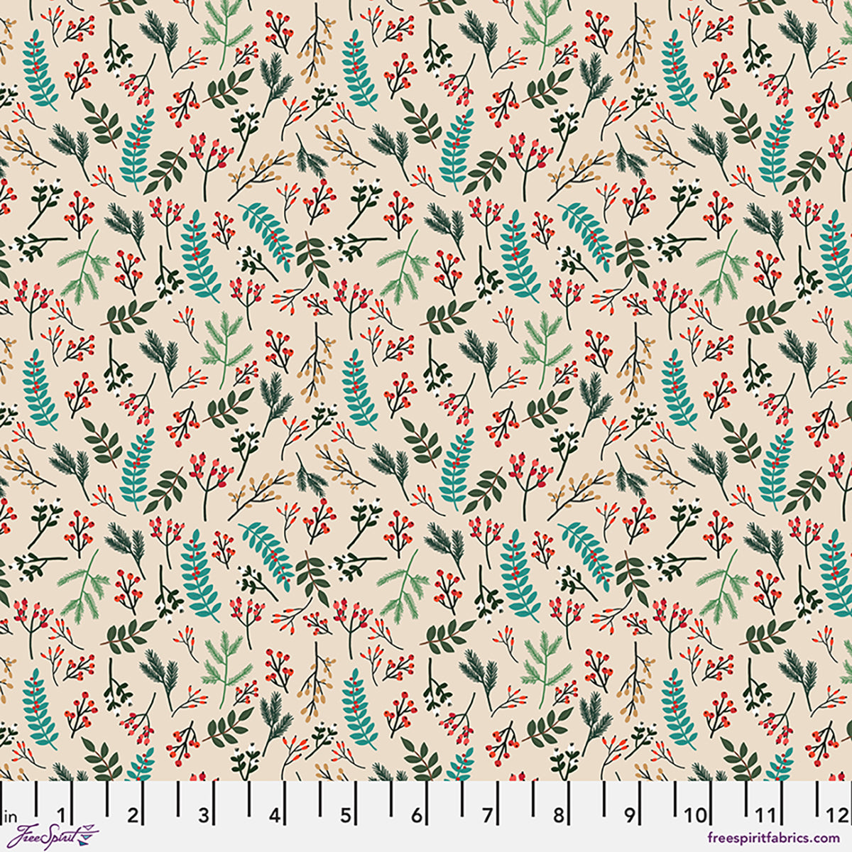 Christmas Pets - Christmas Berries Ivory