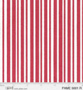 Patchwork Americana Ticking Stripes Red