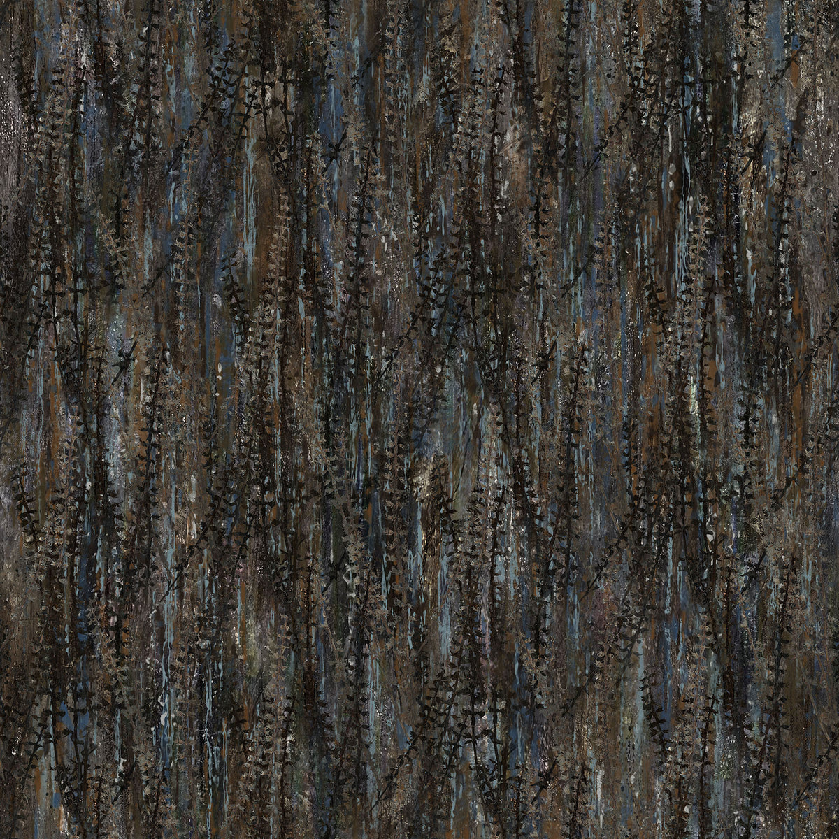Poppy Meadows - Meadow Texture Charcoal