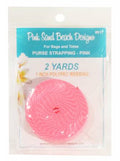 Purse Strapping 1in x 2 yds Pink