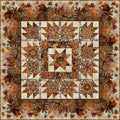 Autumn Star X Autumn Elegance Quilt Kit 51 x 51"