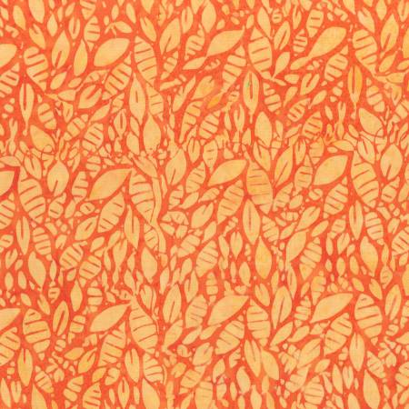 Quiltessentials Leaves - Carrot - 428Q1