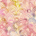 Rainbows Ice Peach Batik