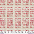 Red - Typography || Tim Holtz Palette Red