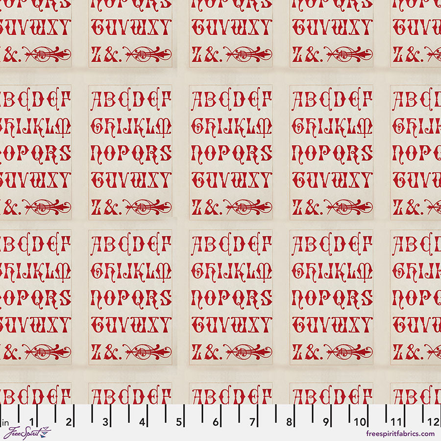 Red - Typography || Tim Holtz Palette Red