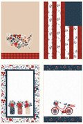 Red White & True Panel - Home Decor Patriotic 36" x 54"