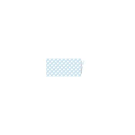 Riley Blake Designs Single-Fold Quilt Binding Micro Gingham Boy Blue