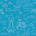 Rocket Science Engineering Blue