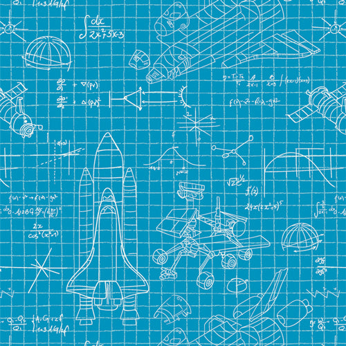 Rocket Science Engineering Blue