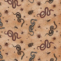 Rust Gothic Halloween Digital Snakes & Bugs