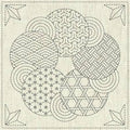 Sashiko Cloth - Kaza-Guruma 3