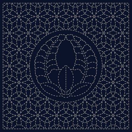Sashiko Cloth Agari-Fuji