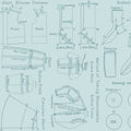 Sew Journal Needlecraft Blue