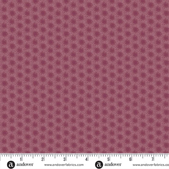 Sewing Basket - Mauve Spots