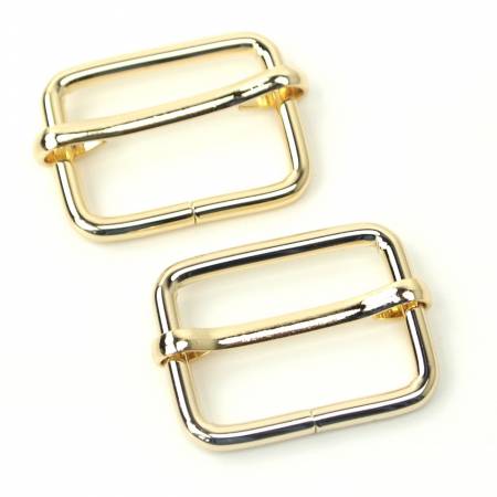 Slider Buckle 1 inch - Gold