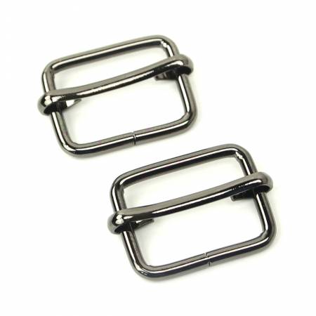 Slider Buckle 1 inch - Gunmetal