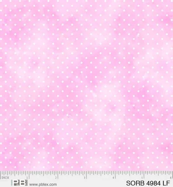 Sorbet Dots by P&B Fabric - Light Flamingo