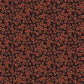 Spooky Halloween Polka Dots Black