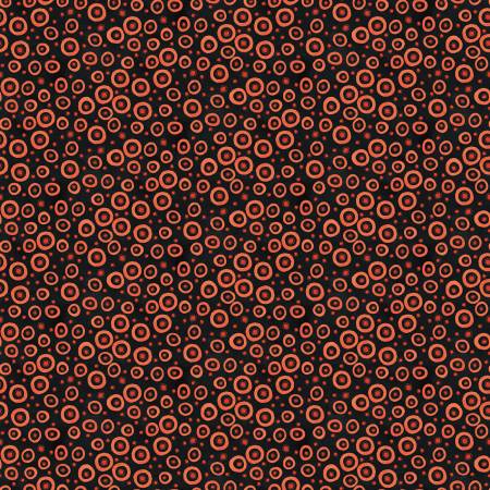 Spooky Halloween Polka Dots Black