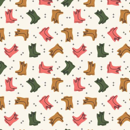 Spring Flowers Wellies Organic Cotton