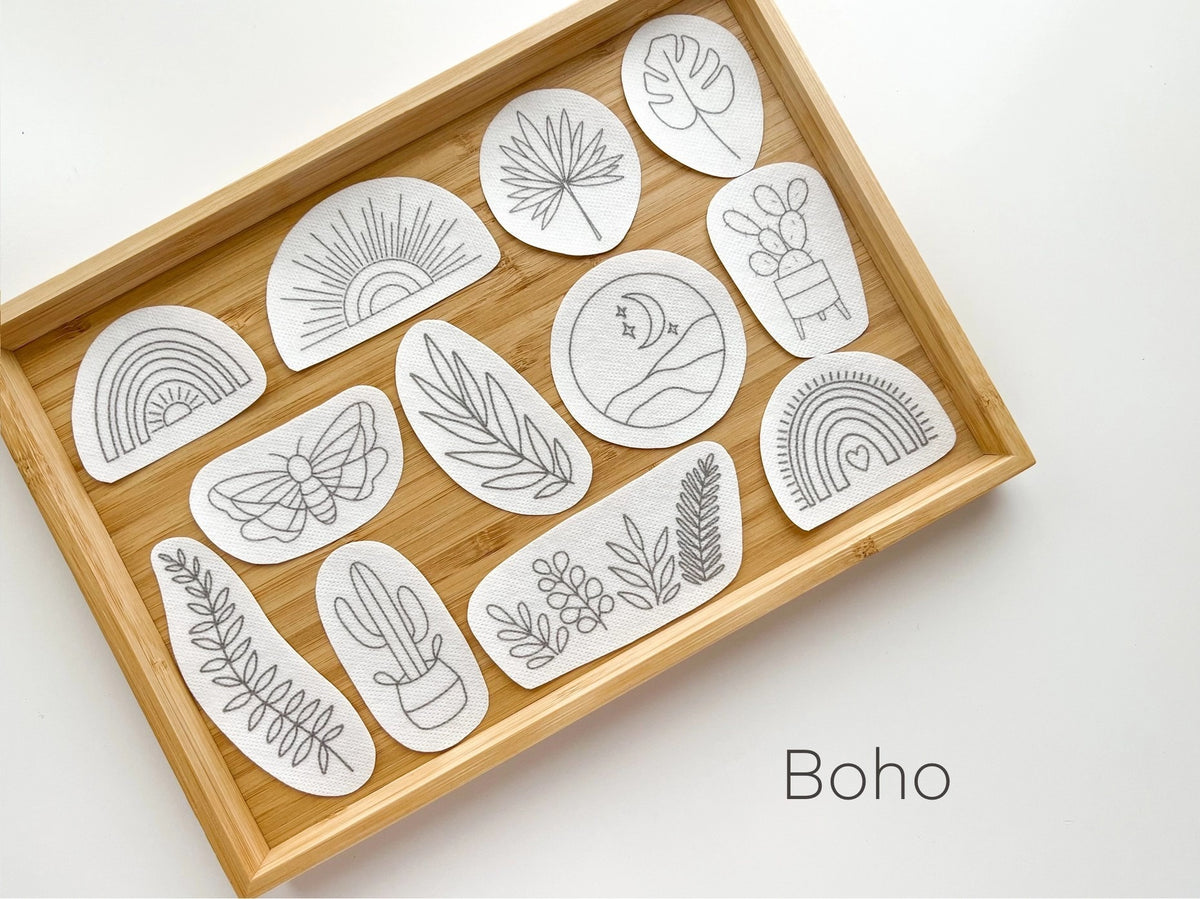 Stick & Stitch Embroidery Patterns - Boho