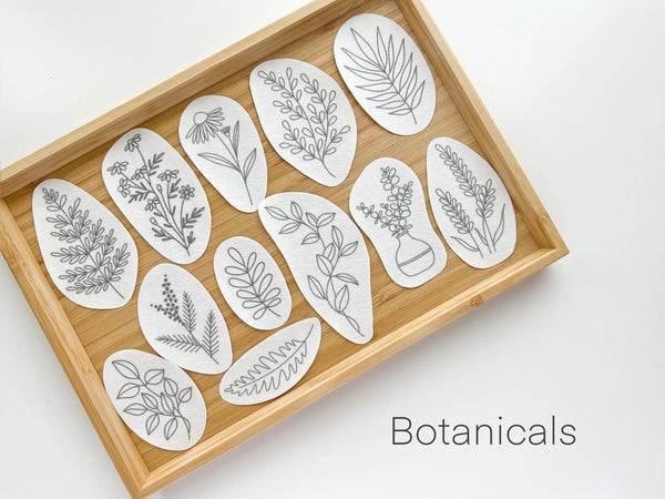 Stick & Stitch Embroidery Patterns - Botanical