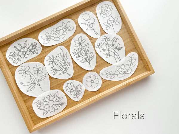 Stick & Stitch Embroidery Patterns - Florals