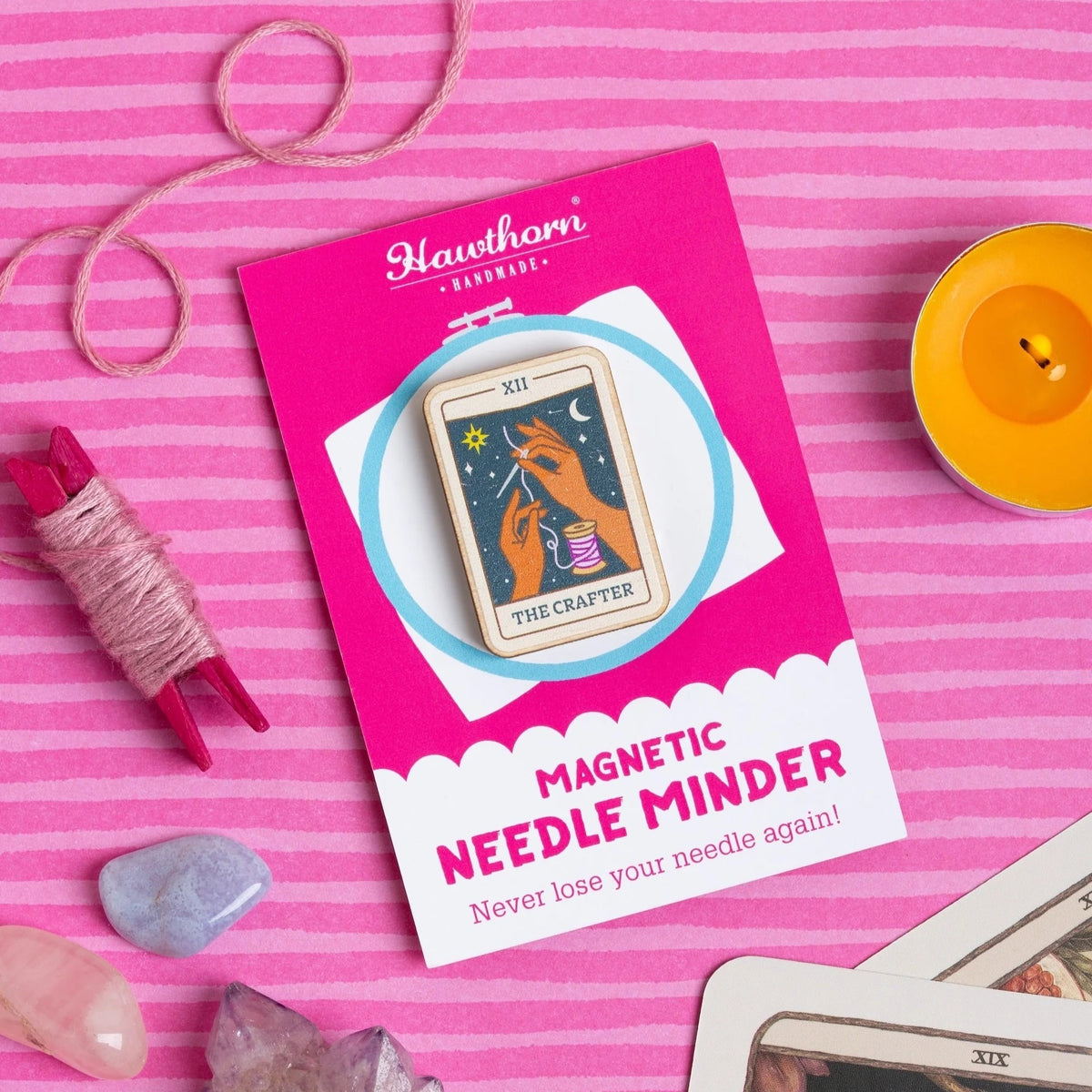 Tarot Card Magnetic Needle Minder