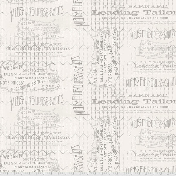 Tim Holtz Eclectic Elements Monochrome - Tailored - Linen