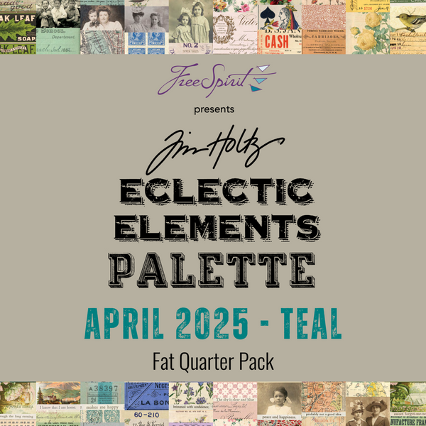 Tim Holtz Eclectic Elements Palette – April 2025 (Fat Quarter)