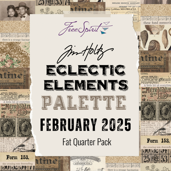 Tim Holtz Eclectic Elements Palette – February 2025 (Fat Quarter)