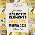 Tim Holtz Eclectic Elements Palette – January 2025 (Fat Quarter)