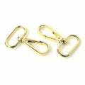 Two Swivel Hooks 1" Gold