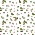 Snowy Greetings - Holly Toss White