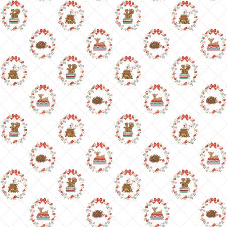 Whimsical Woodland - Animals White