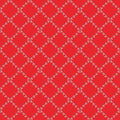 Whimsical Woodland Lattice Red