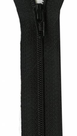 Ziplon Coil Zipper 18in Black