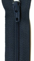 Ziplon Coil Zipper 18in Navy